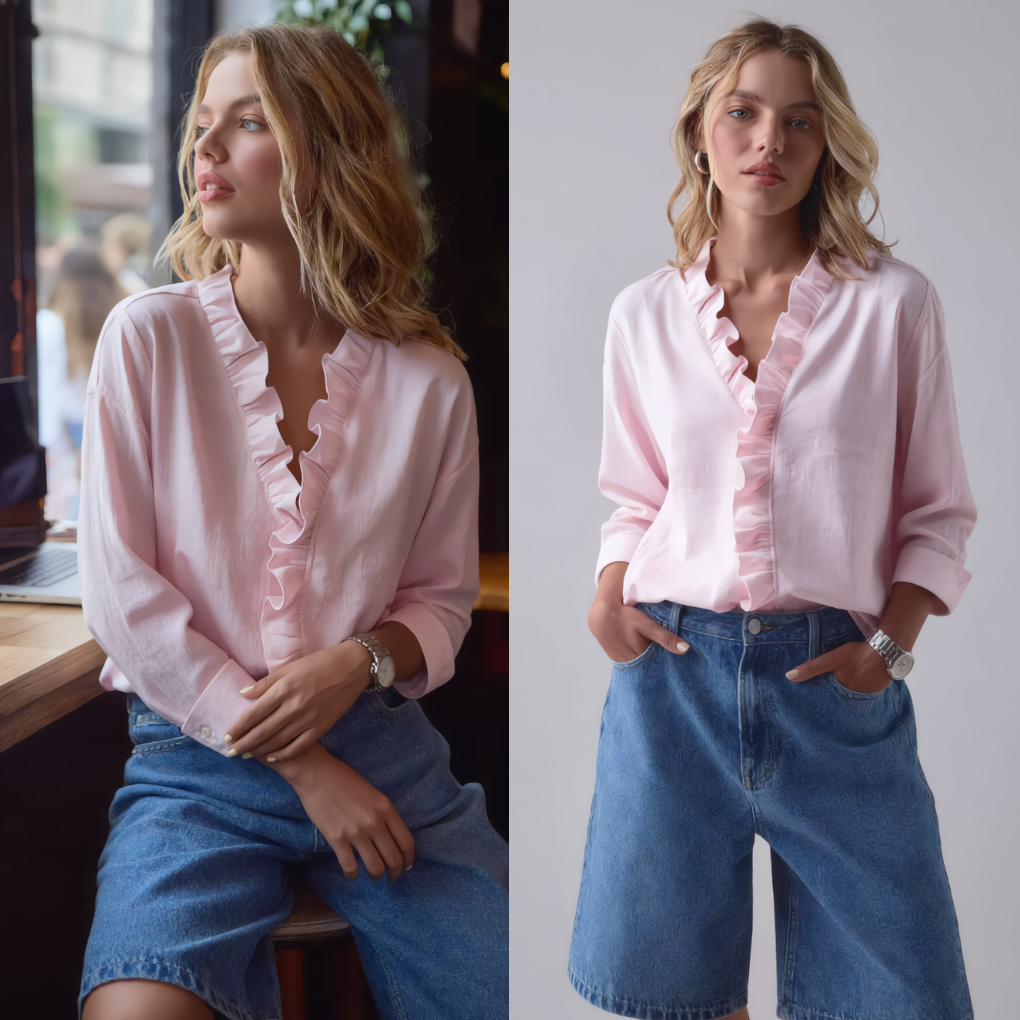 The Elise™ Ruffle Blouse