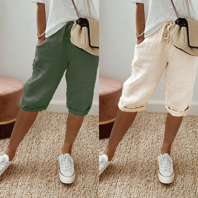 The Aria Maria™ Linen Shorts