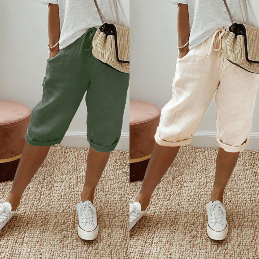 The Aria Maria™ Linen Shorts