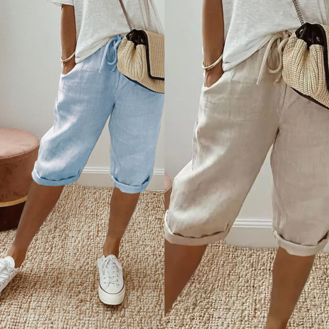 The Aria Maria™ Linen Shorts