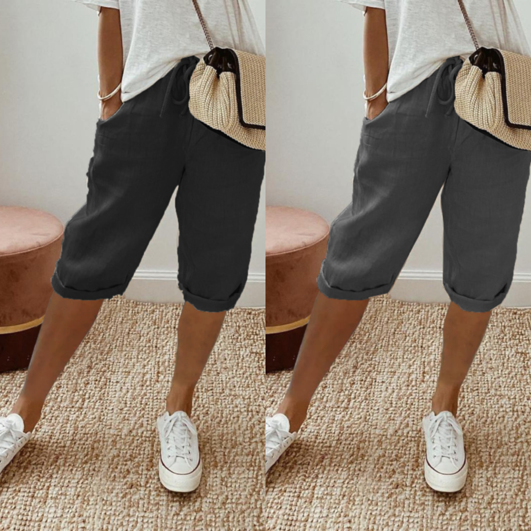 The Aria Maria™ Linen Shorts