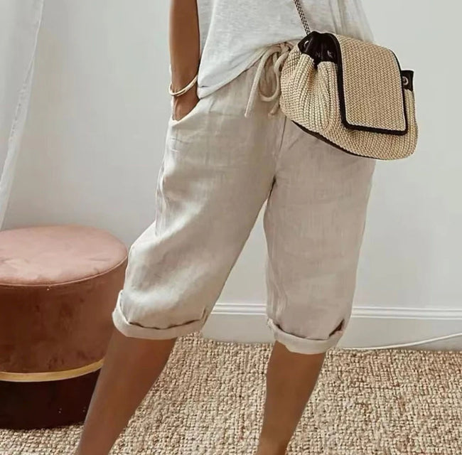The Aria Maria™ Linen Shorts