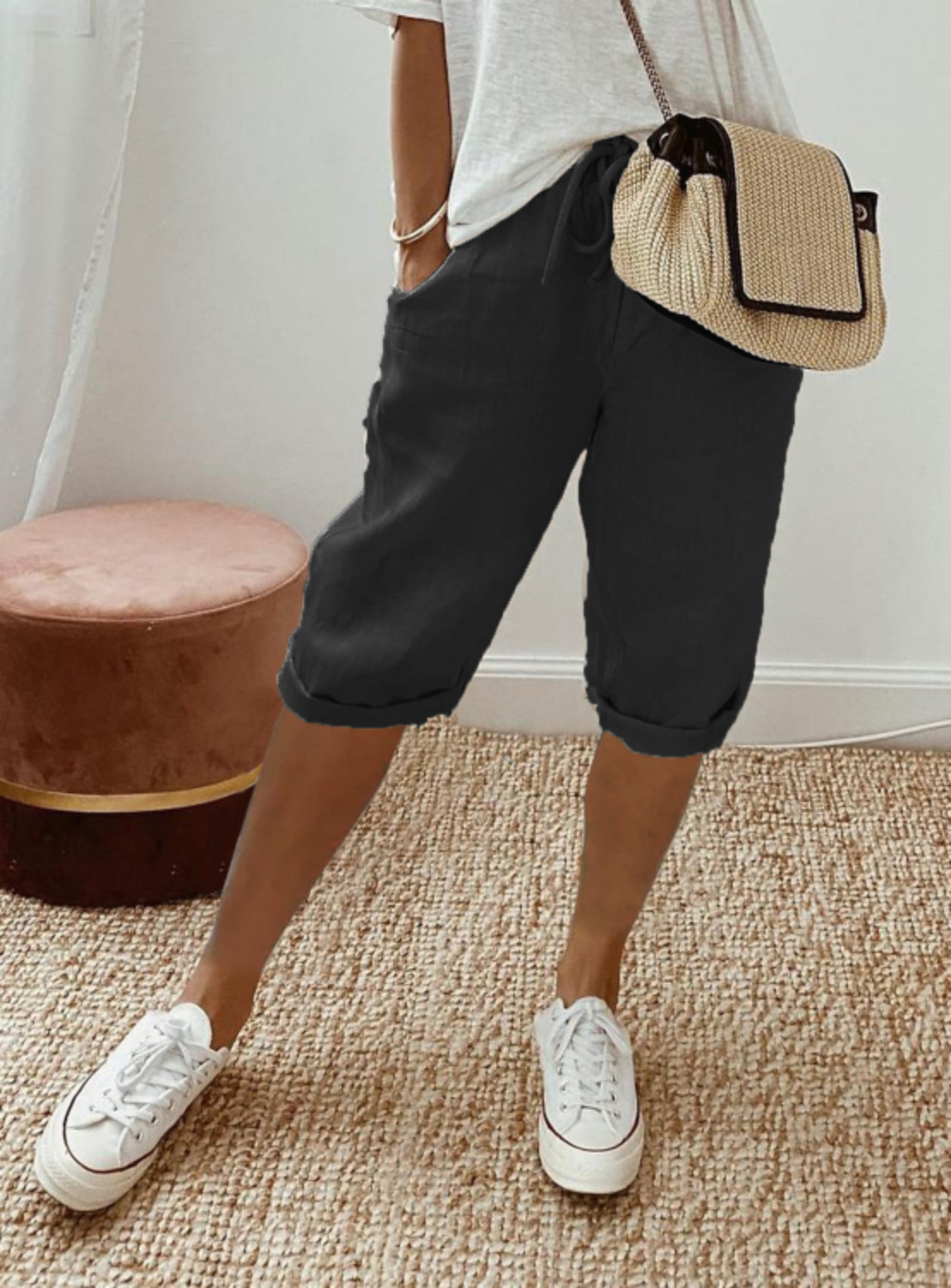 The Aria Maria™ Linen Shorts