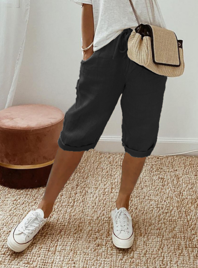 The Aria Maria™ Linen Shorts