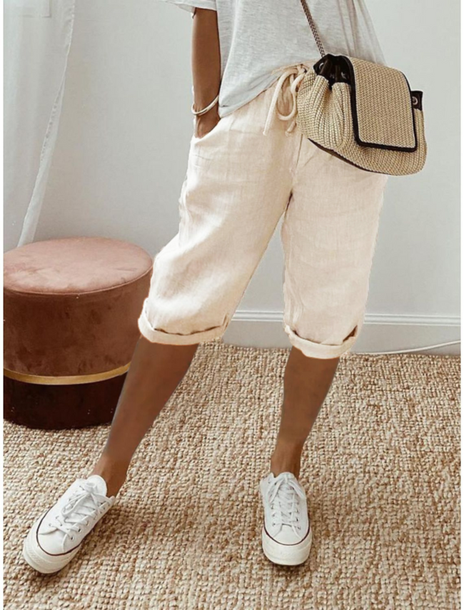 The Aria Maria™ Linen Shorts