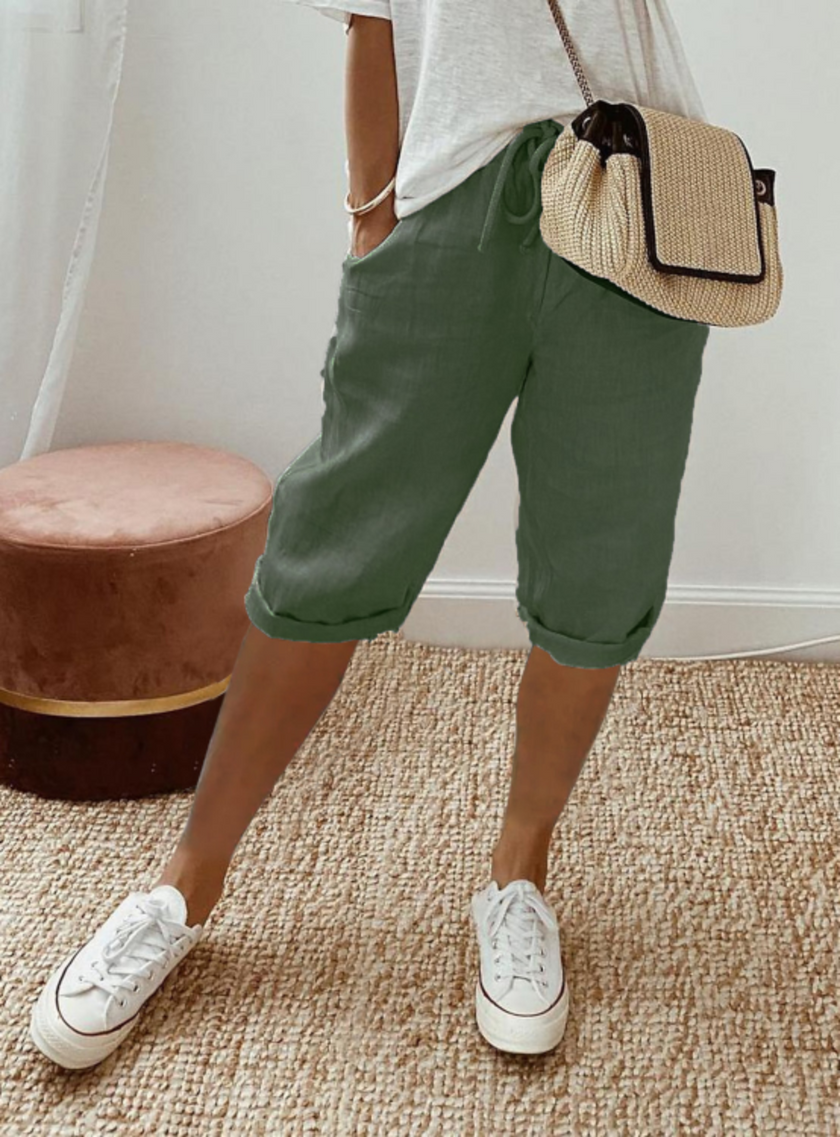 The Aria Maria™ Linen Shorts