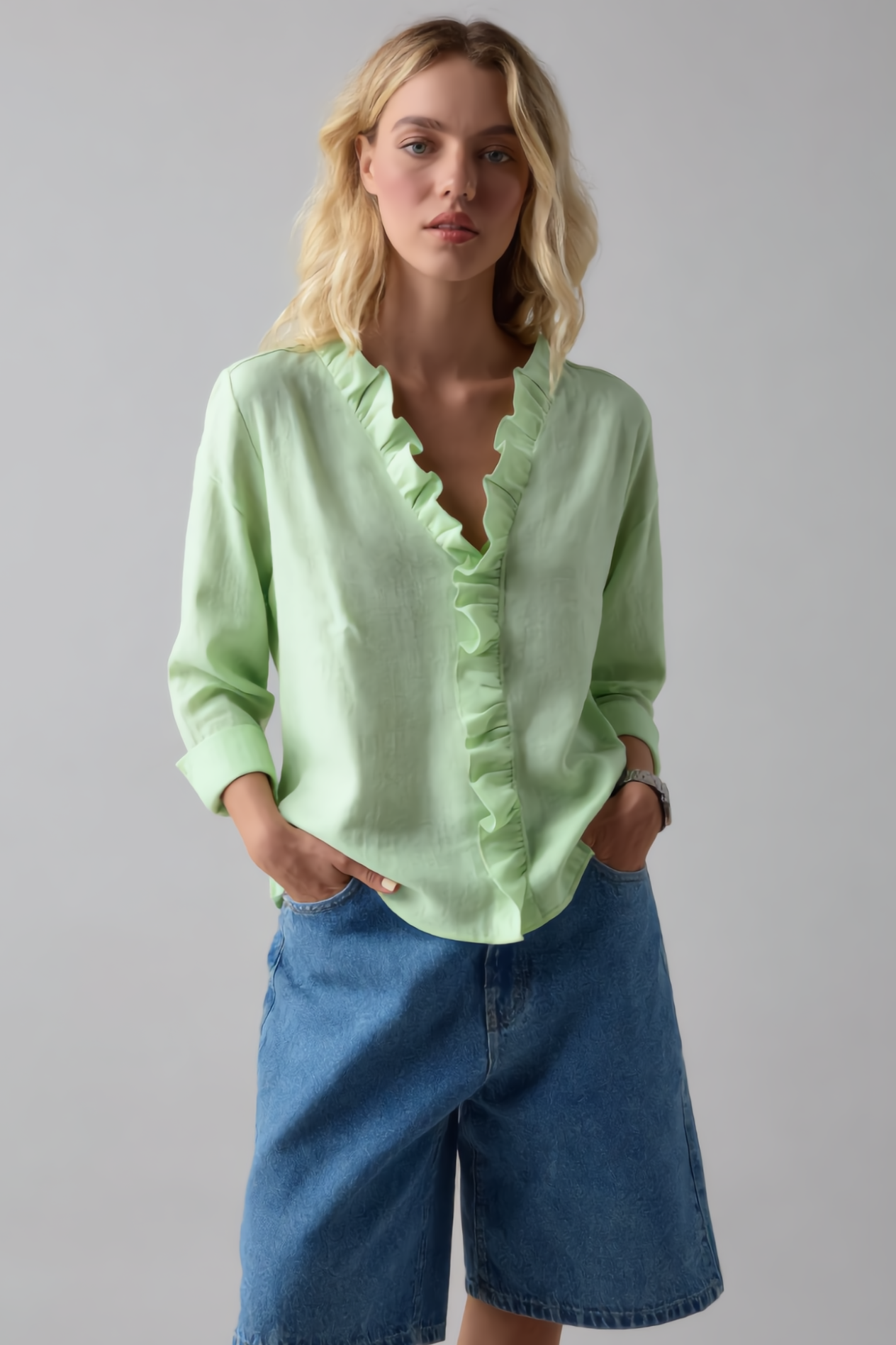 The Elise™ Ruffle Blouse