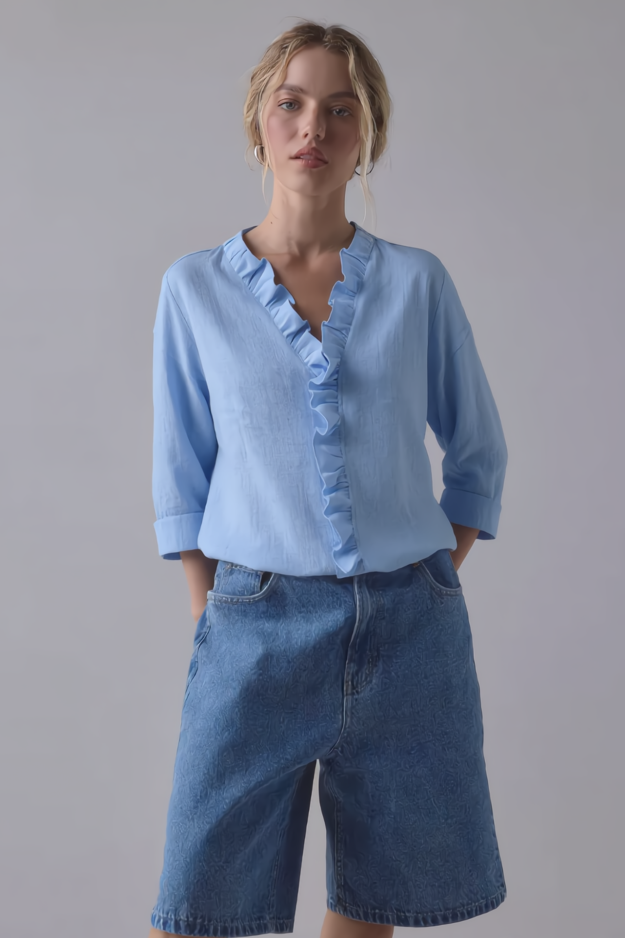 The Elise™ Ruffle Blouse