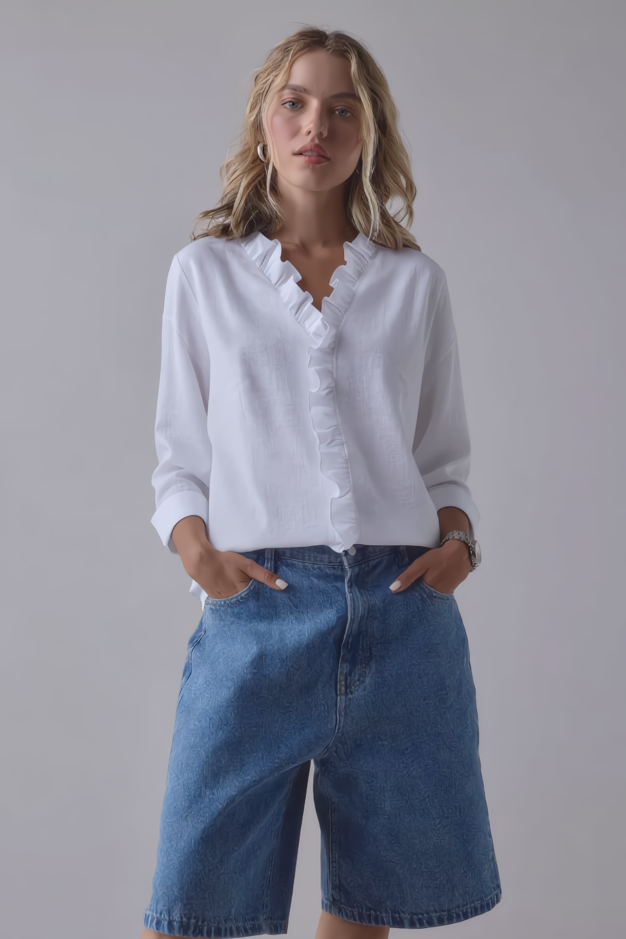 The Elise™ Ruffle Blouse