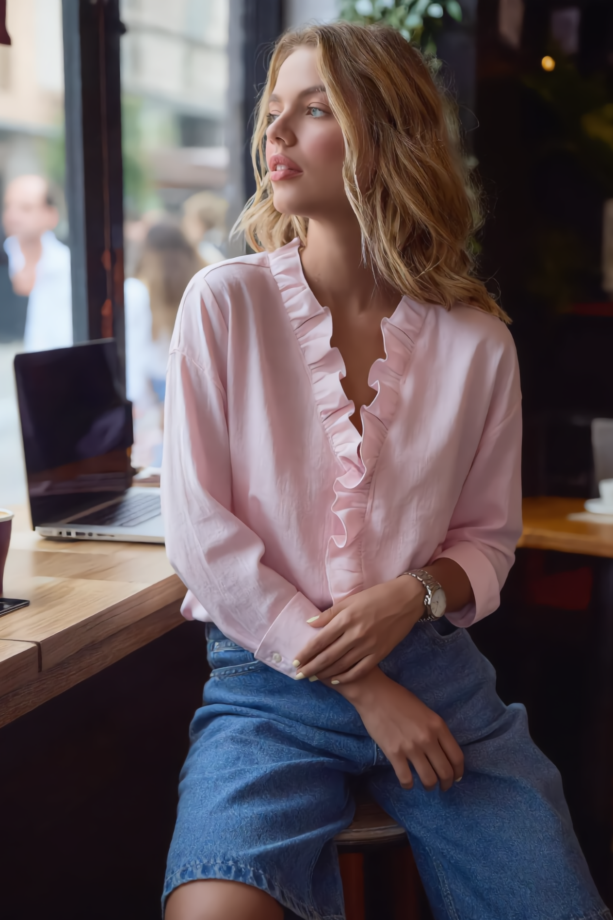 The Elise™ Ruffle Blouse